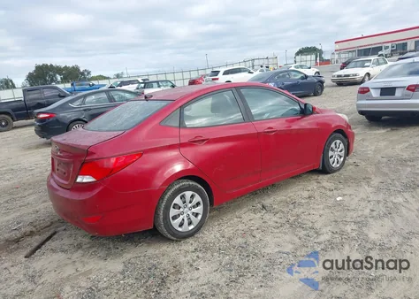 2016 Hyundai Accent Se z USA, uszkodzony, nr VIN KMHCT4AEXGU157524
